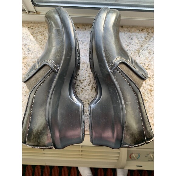 Ariat Shoes Womens 7 B Brown Sutter Clogs Leather Slip On Casual Comfort Low Top - Picture 4 of 8